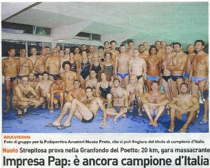 pap nuoto master prato